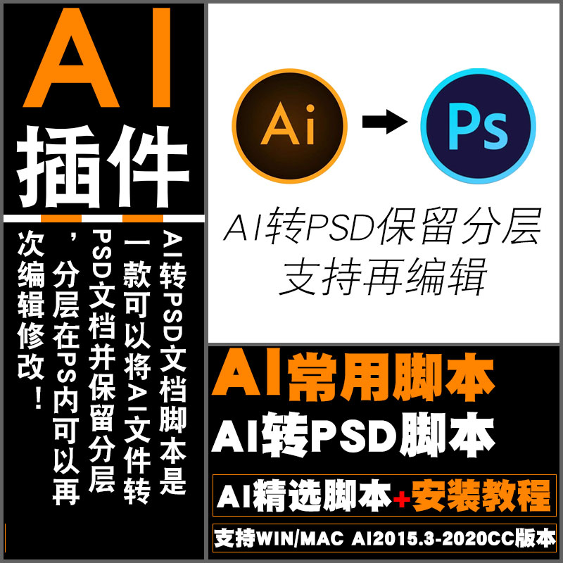 AI04  AI轉(zhuǎn)PSD文檔腳本